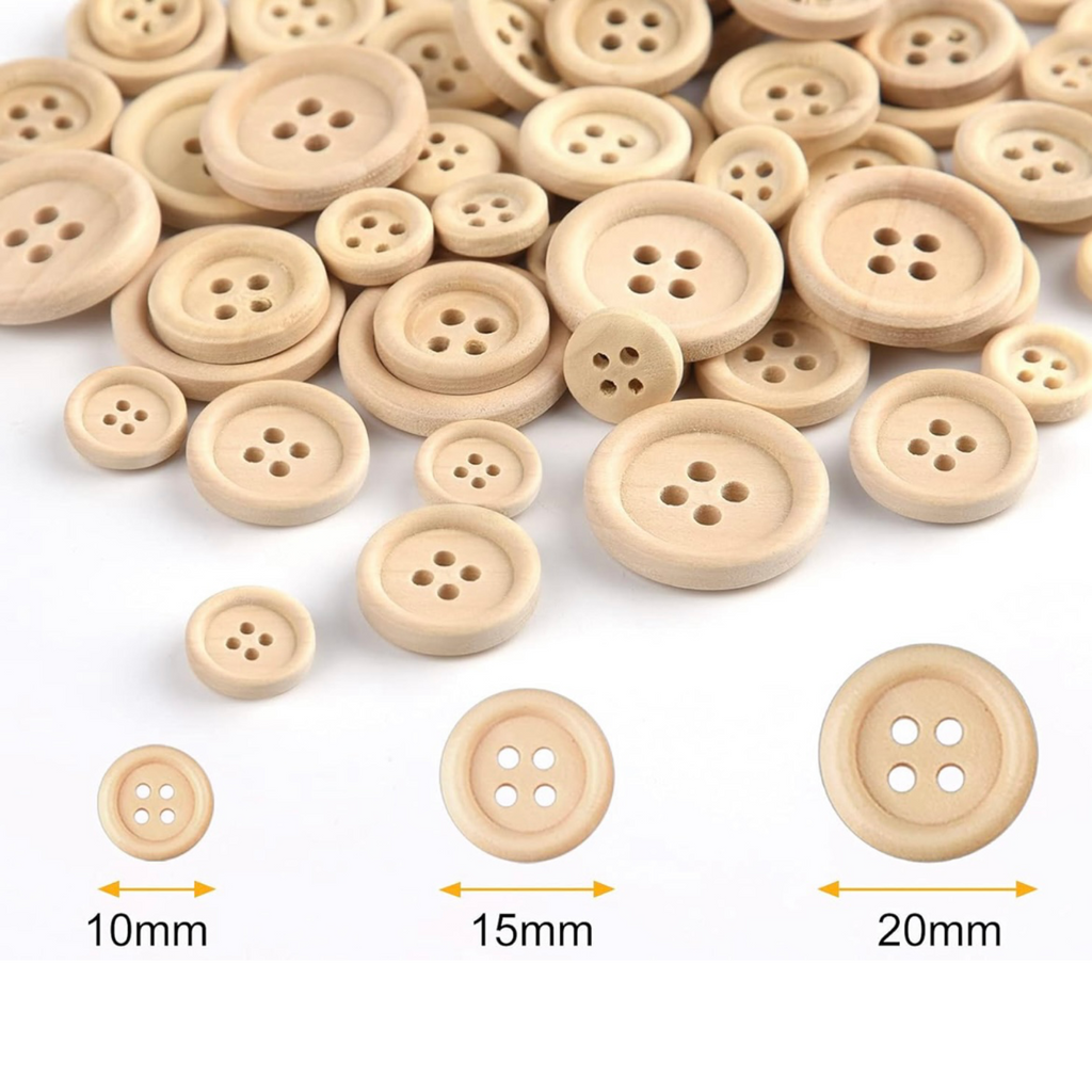 Small Wooden Buttons