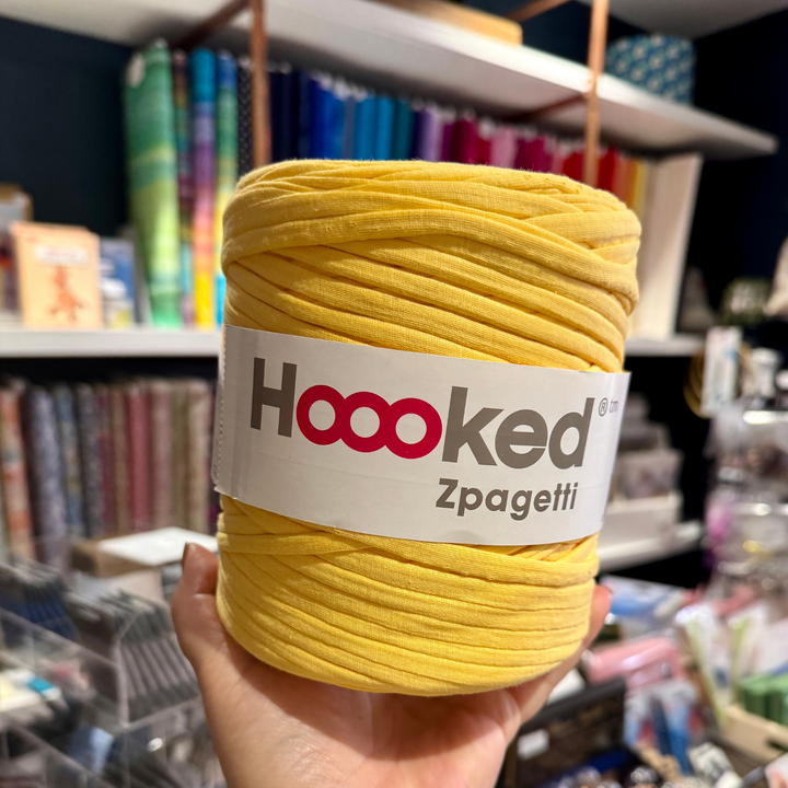 Yellow T-shirt Yarn - Zpagetti - Hoooked Yarns