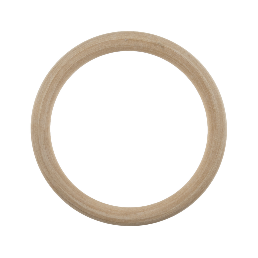10cm Wooden Macrame Ring