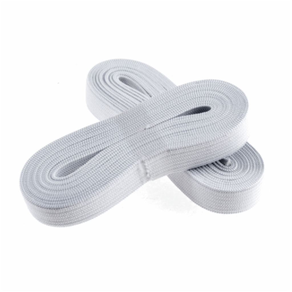 12mm White Elastic