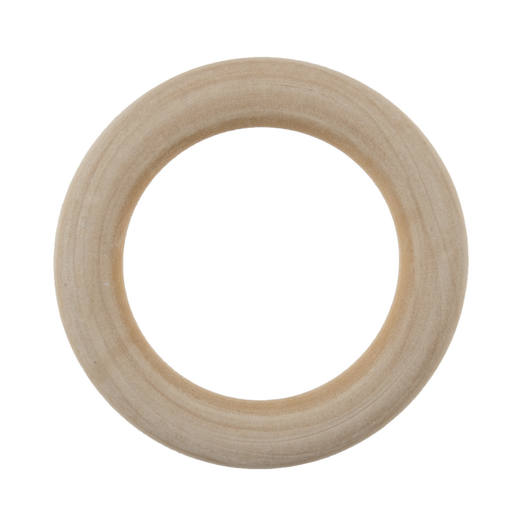 5.5cm Wooden Macrame Ring