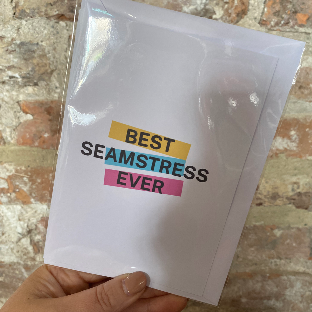 Best Seamstress Card