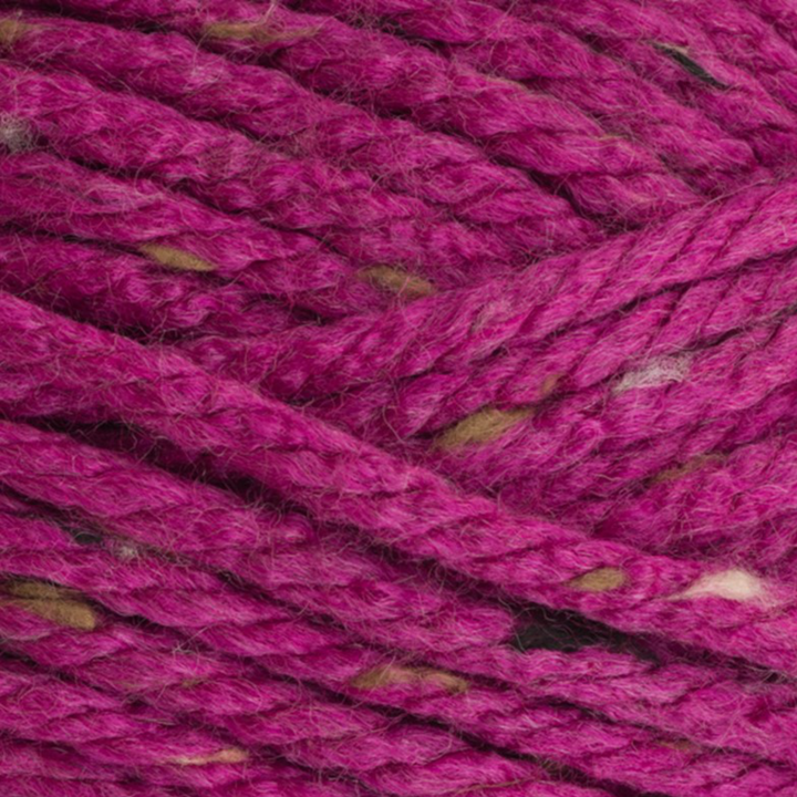 Magenta Tweed Super Chunky Yarn