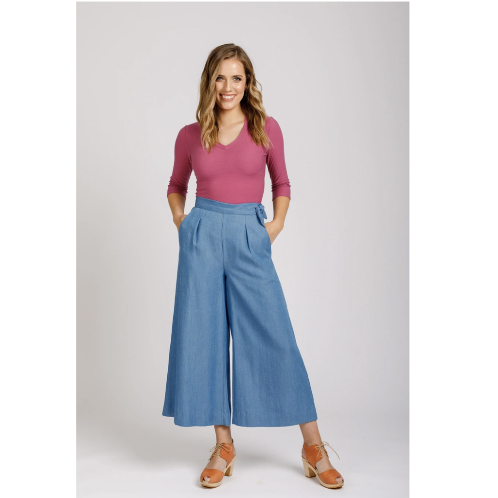 Flint Cropped Trousers Sewing Pattern