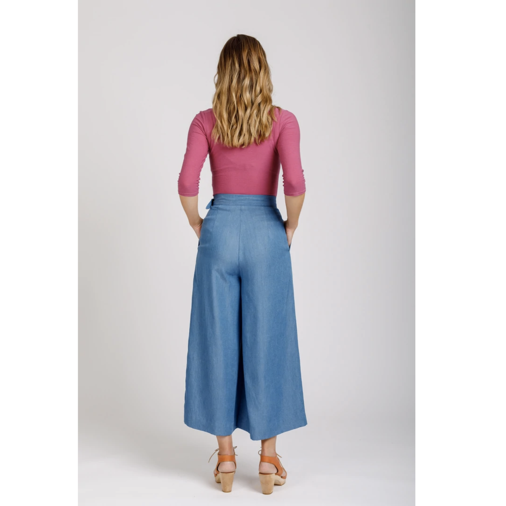 Flint Cropped Trousers Pattern - Megan Nielsen