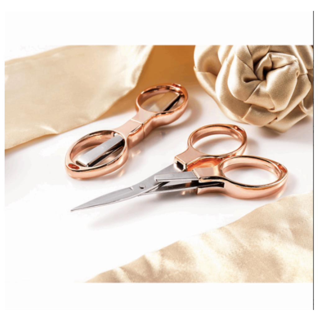 Rose Gold Folding Scissors