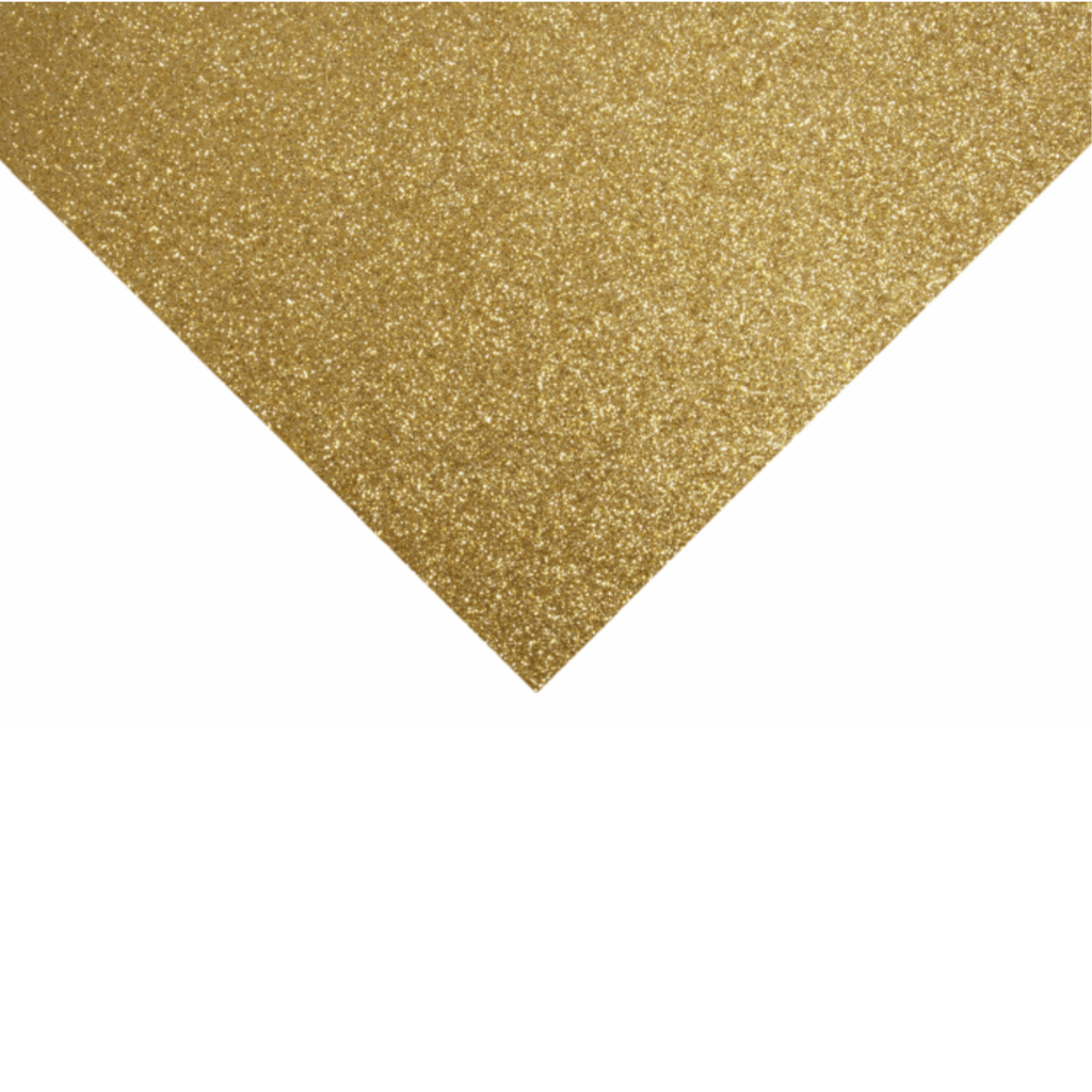 Gold Glitter Felt Sheet