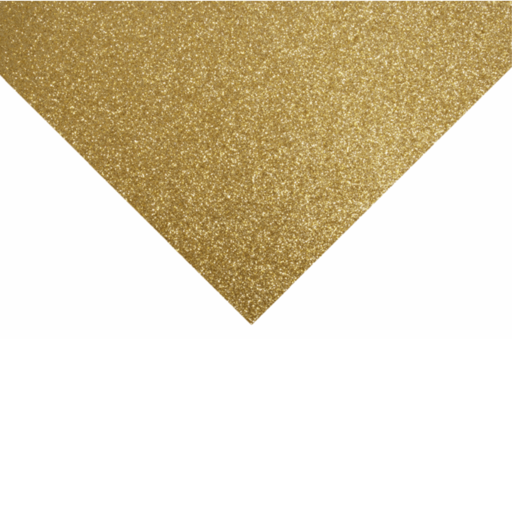 Gold Glitter Felt