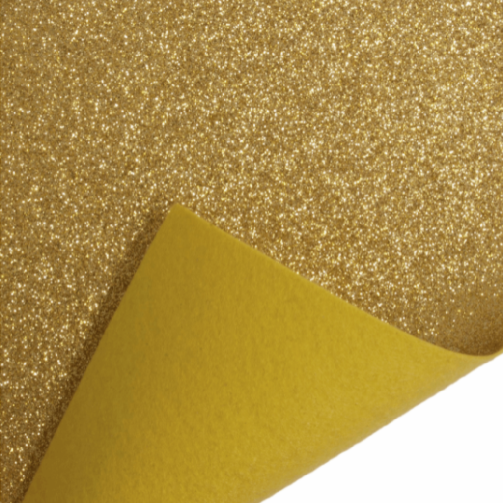 Gold Glitter Felt per metre or half a metre