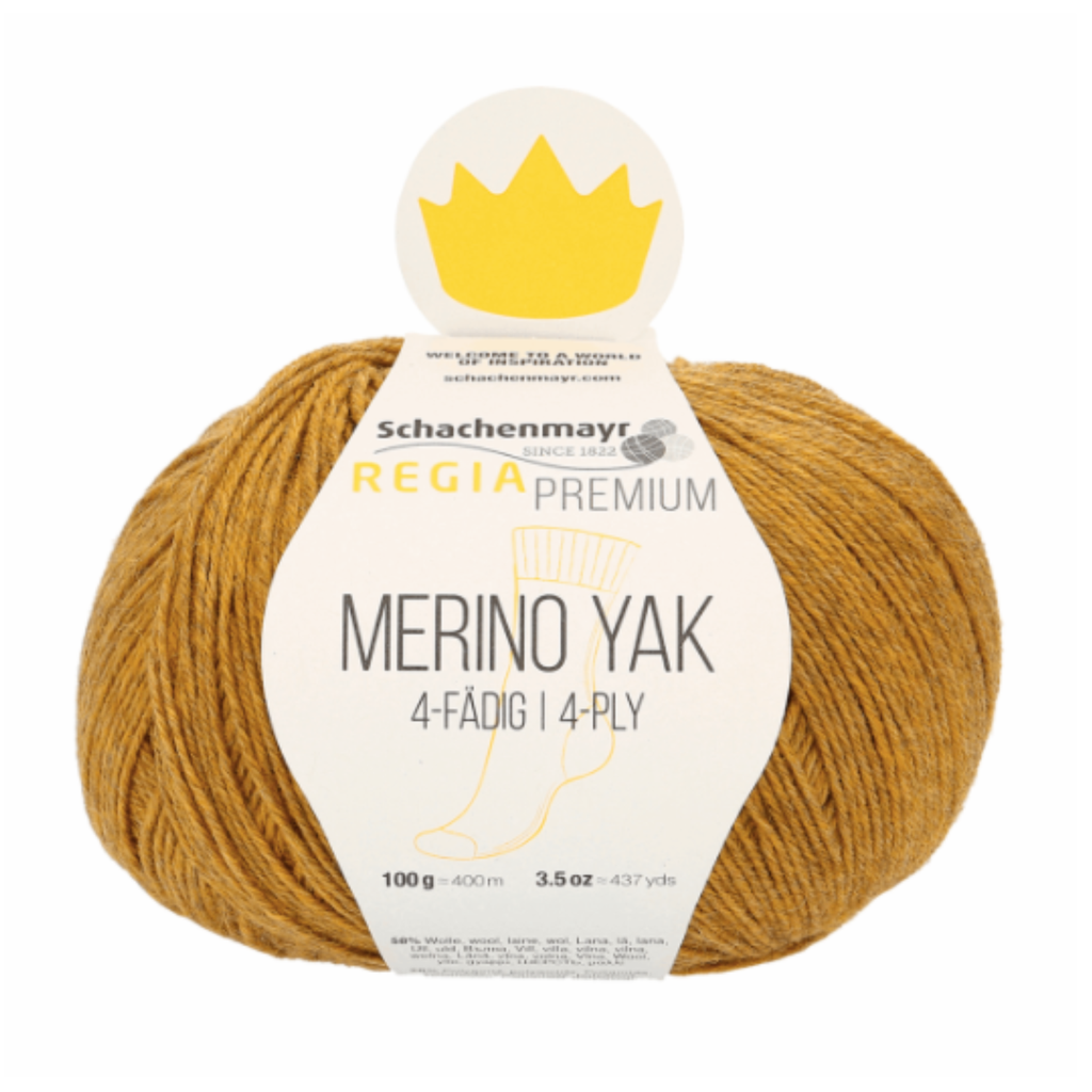 Gold Mix Marino Yak Yarn 100g