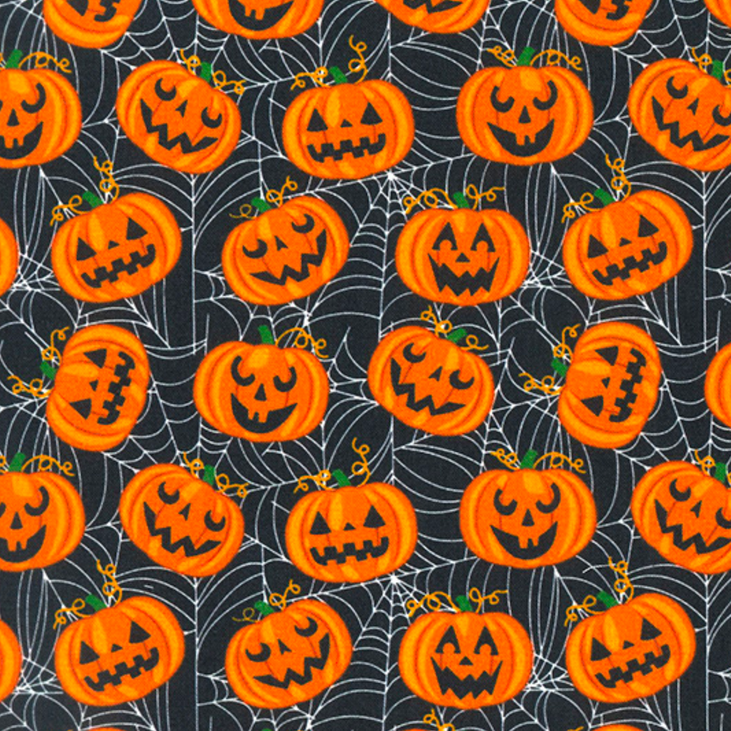 Halloween Pumpkins Cotton Fabric