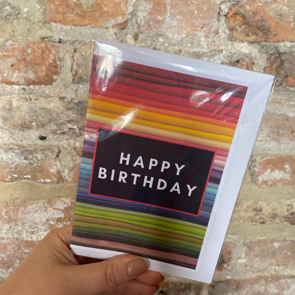 Happy Birthday Sewing Card