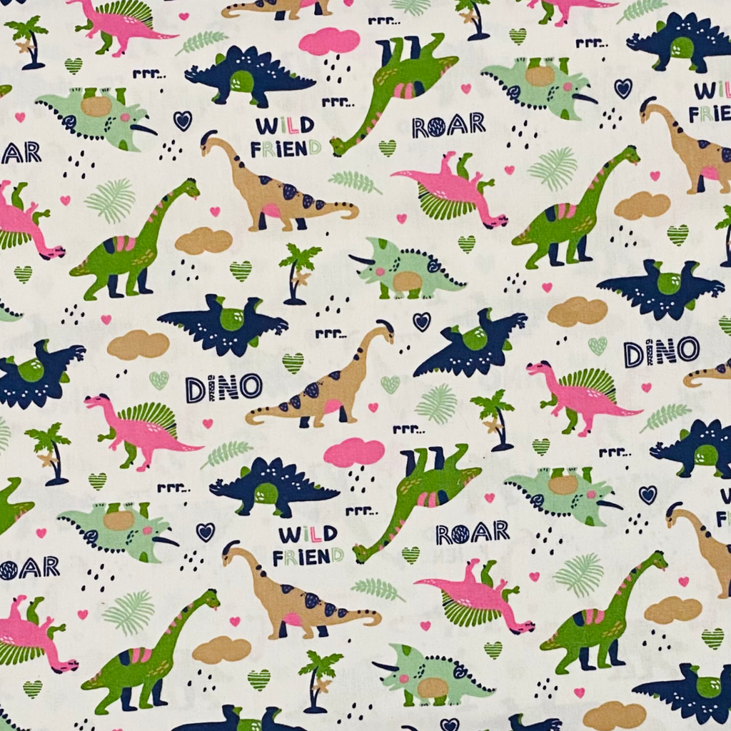 Dinosaur Cotton Fabric