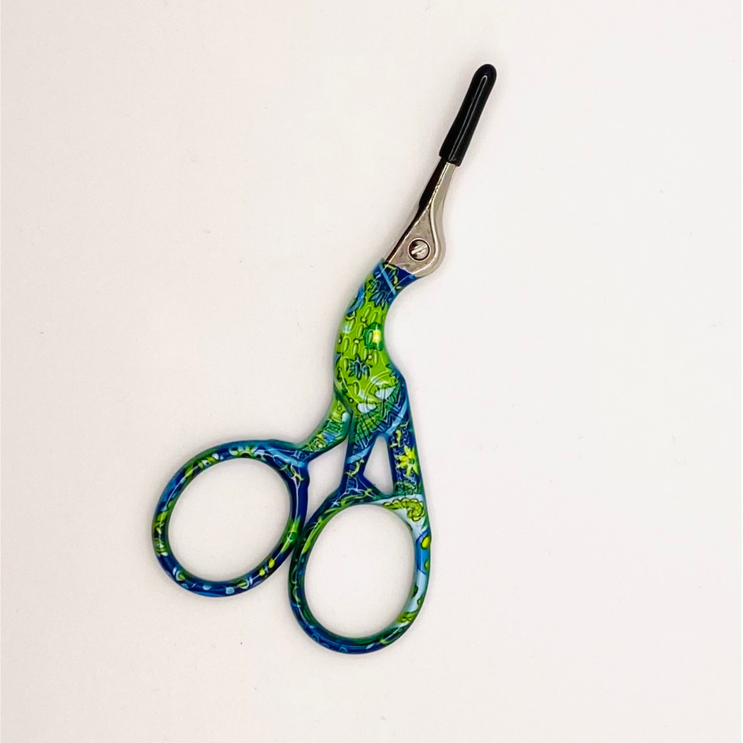 Blue Stork Embroidery Scissors