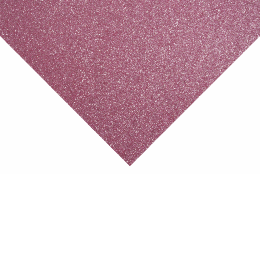 Light Pink Glitter Felt Sheeting