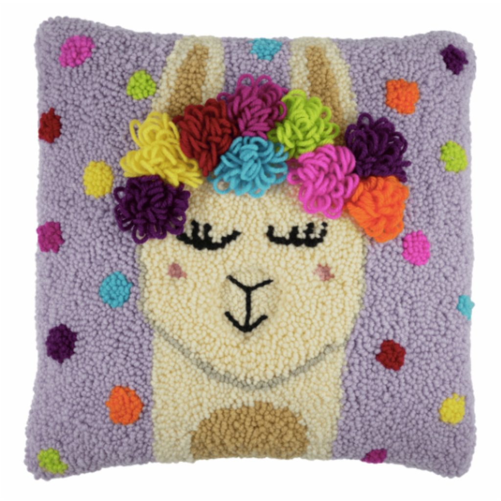 Llama Cushion Punch Needle Kit