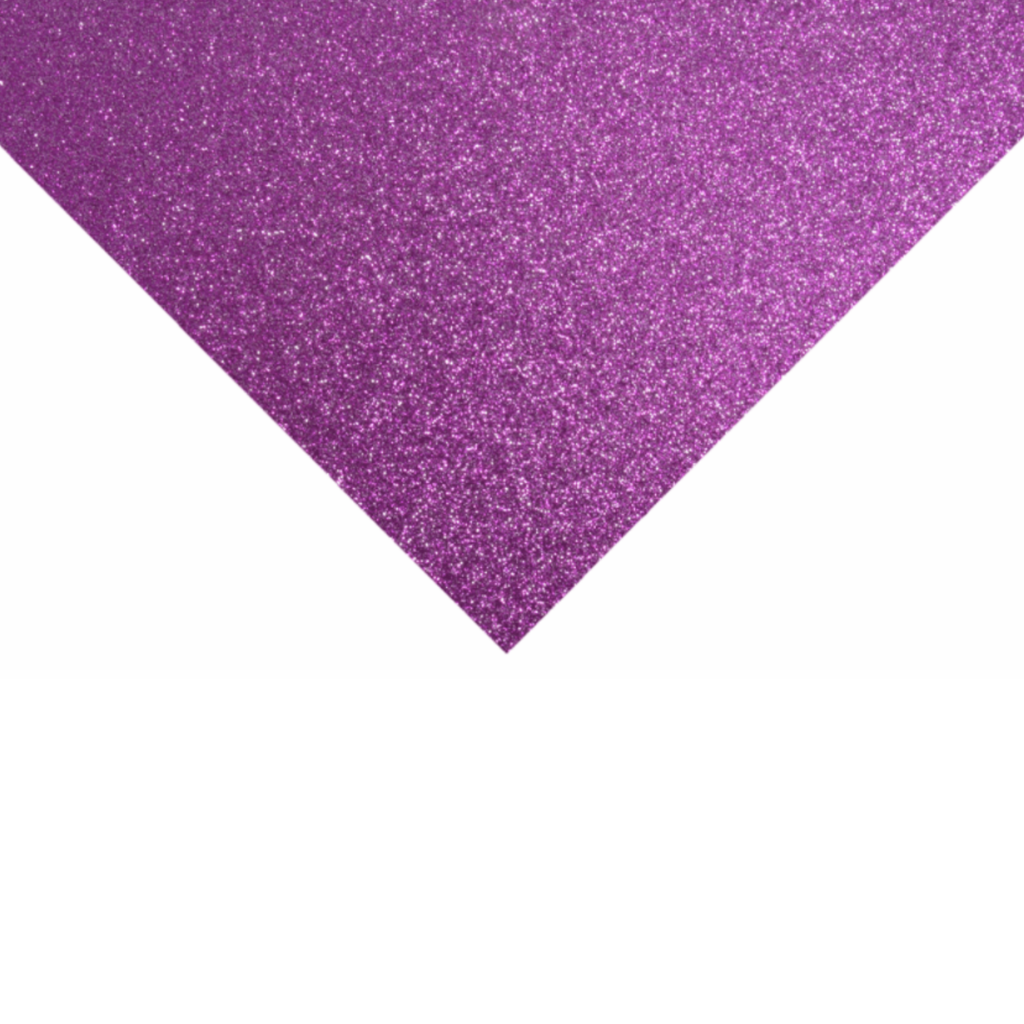 Magenta Glitter Felt Sheet 23 x 30cm