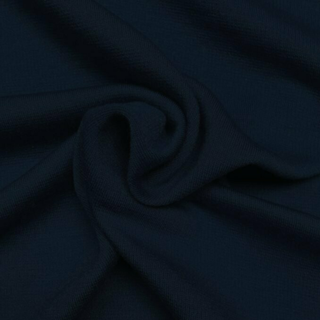 Navy Blue Ponte Roma Fabric