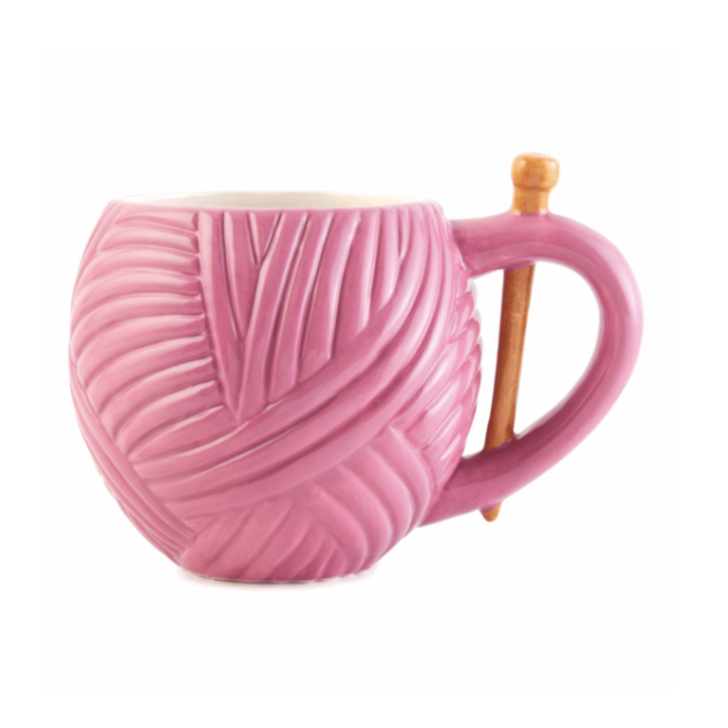 Pink Yarn Ball Mug