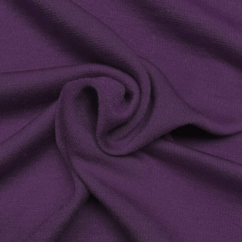 Purple Ponte Roma Fabric