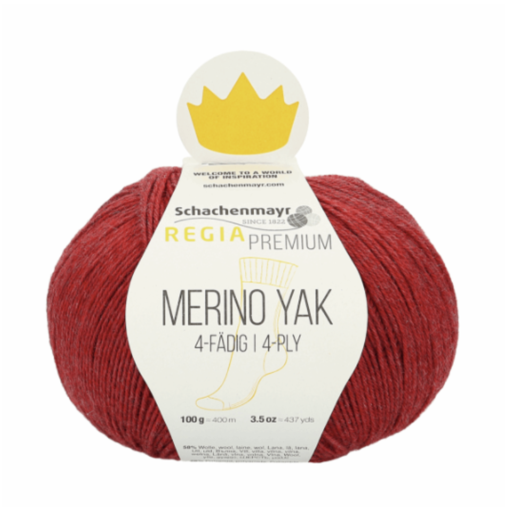 Raspberry Mix Marino Yak Yarn 100g