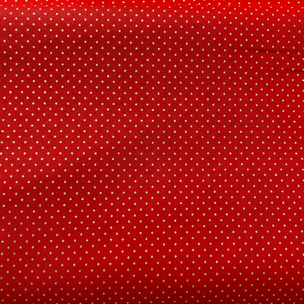 Red Spot Christmas Fabric