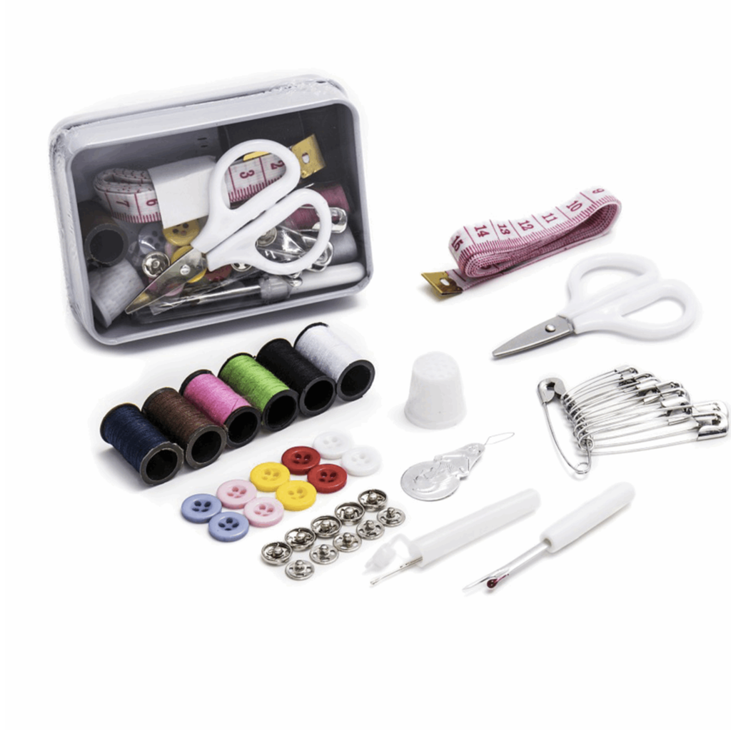 Sewing Kit in a Metal Box