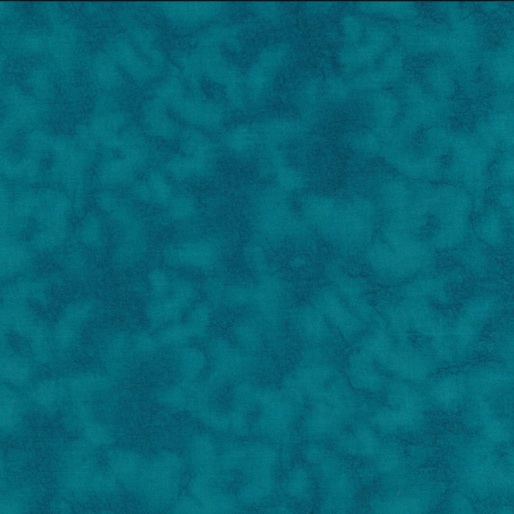 Teal Watercolour Cotton Fabric