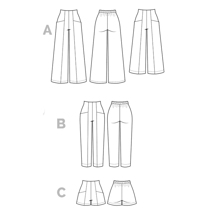 The Pietra Trousers Sewing Pattern-Closet Core