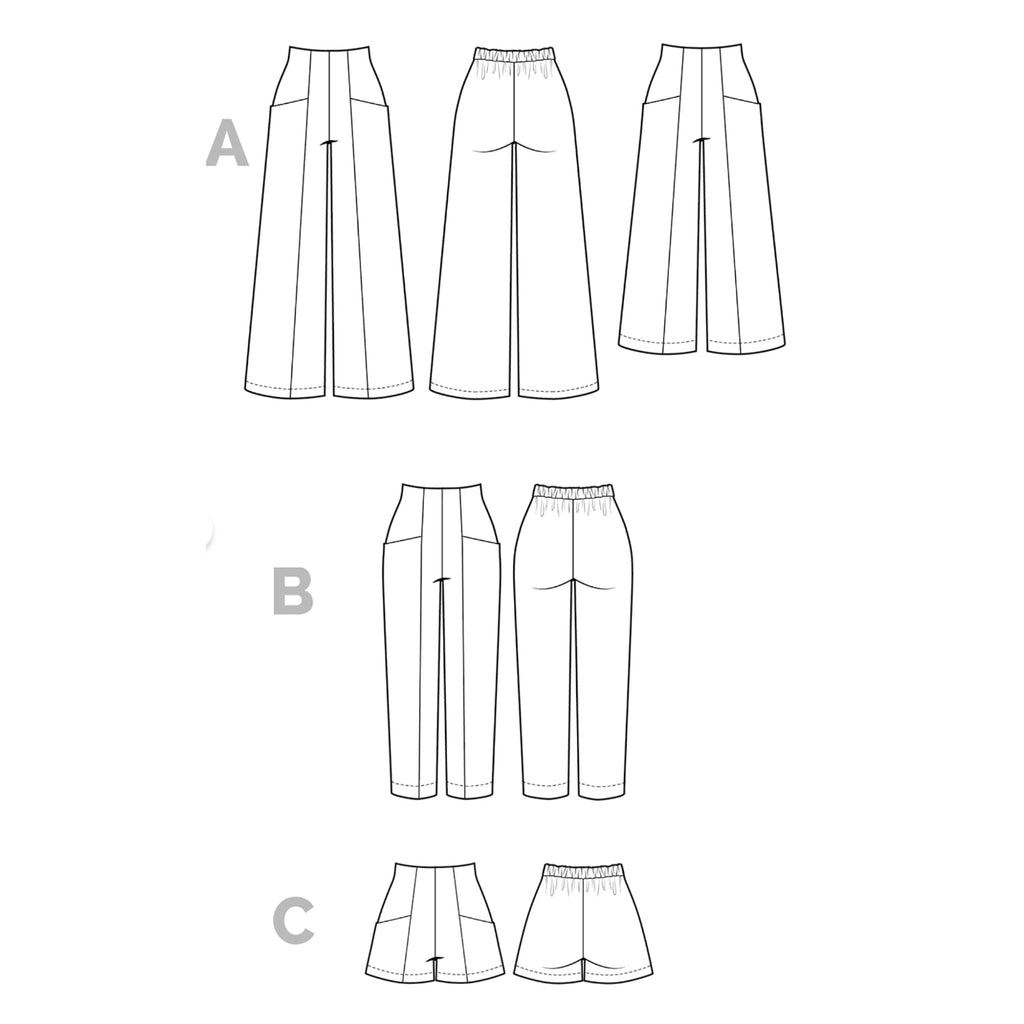 The Pietra Trousers Sewing Pattern-Closet Core