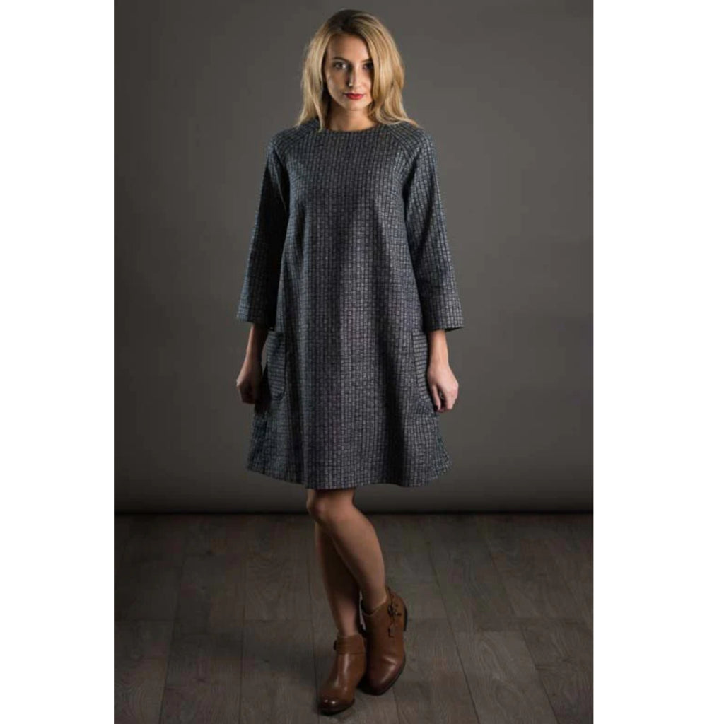 The Raglan Dress Sewing Pattern-Front View