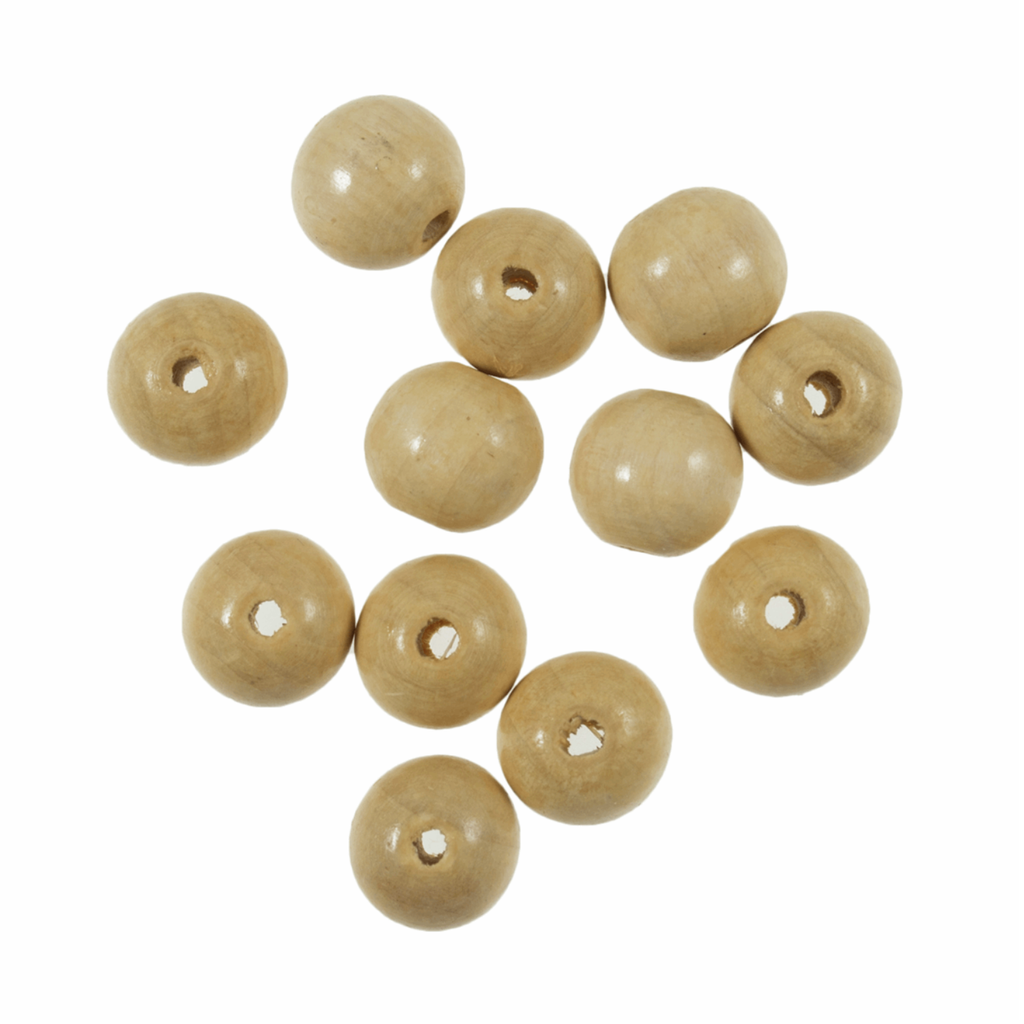 Wooden Macrame Beads